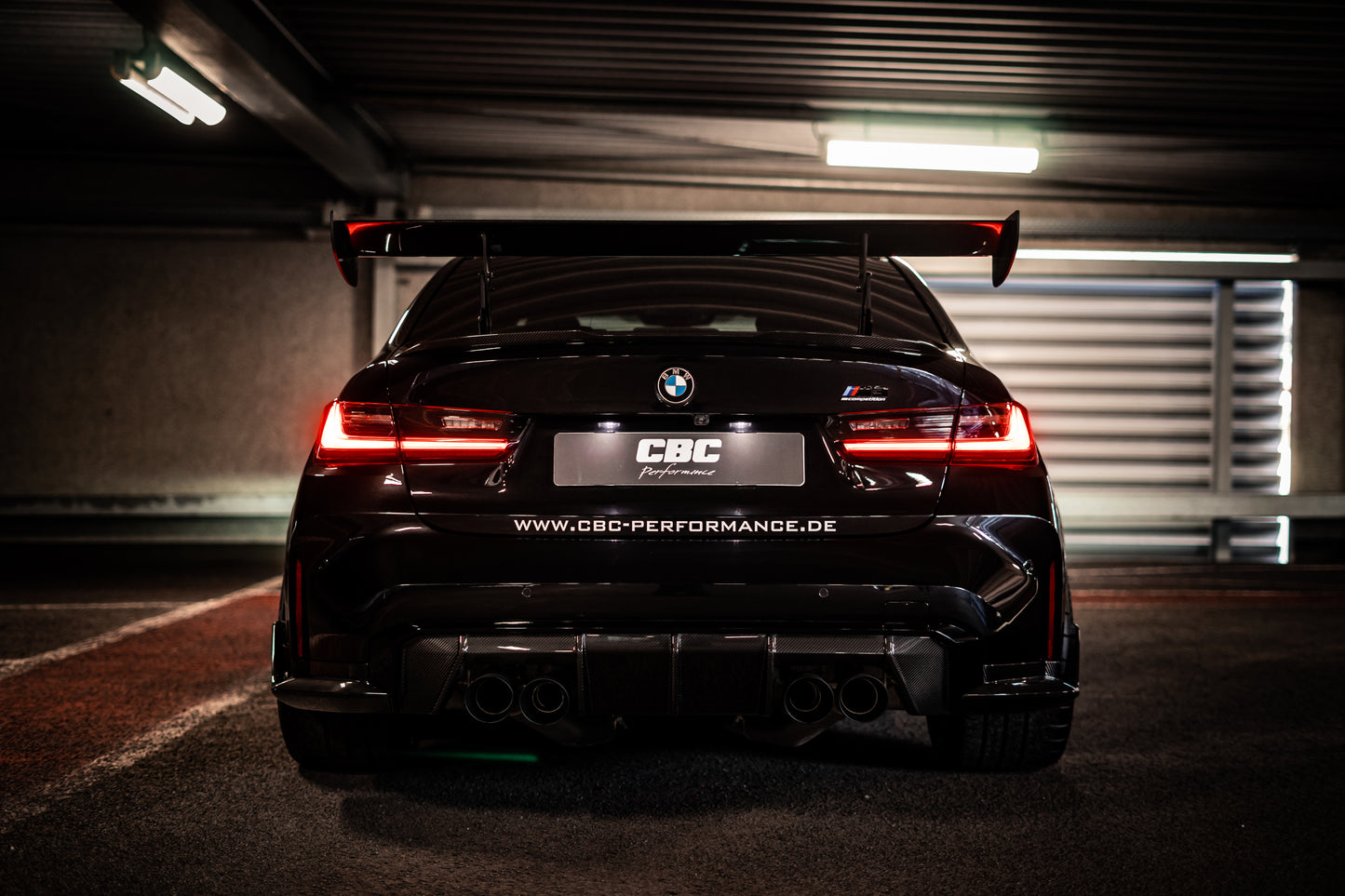 Voll-Carbon Heckflügel GT Flex mit Teilegutachten (verstellbar) BMW M2 M3 M4 M5 M6 M8