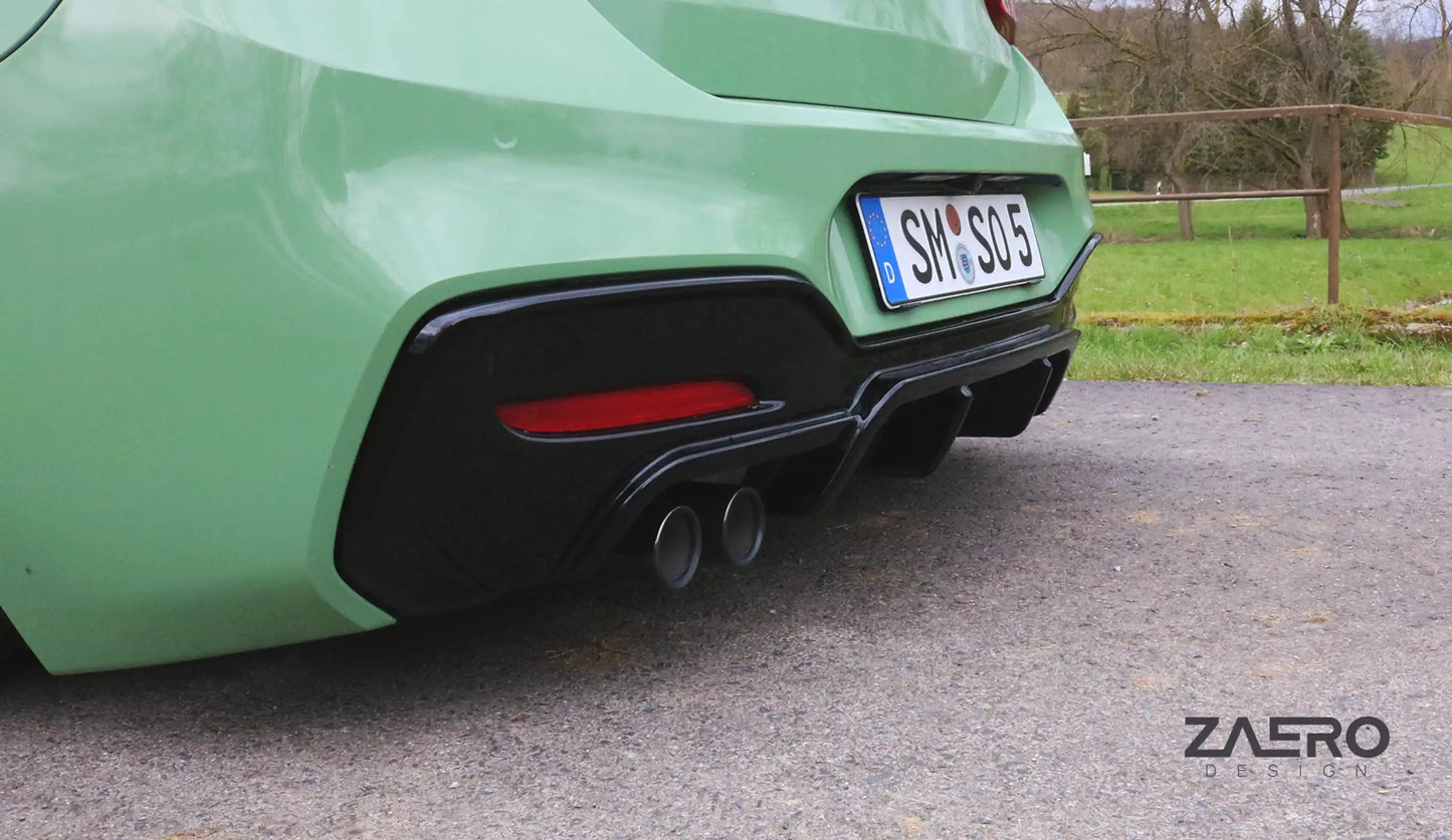 Zaero Design EVO-1 Diffusor für BMW 1er F20 | F21 - 116 / 118 / 120 / 125 (M‑Paket | LCI)