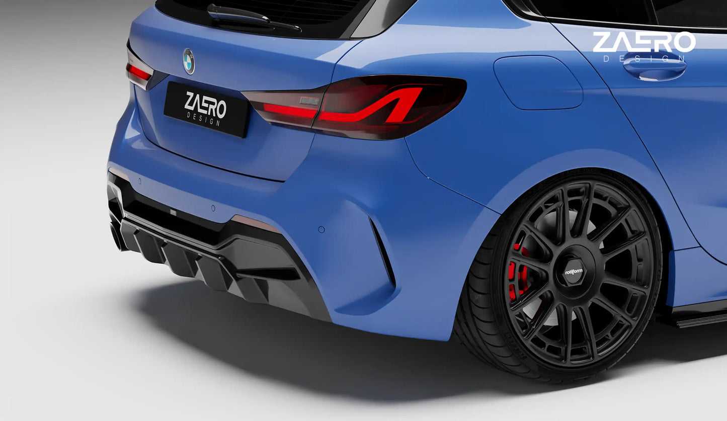Zaero Design EVO-1 Diffusor für BMW 1er F40 - 116 | 118 (Einzelauspuff)