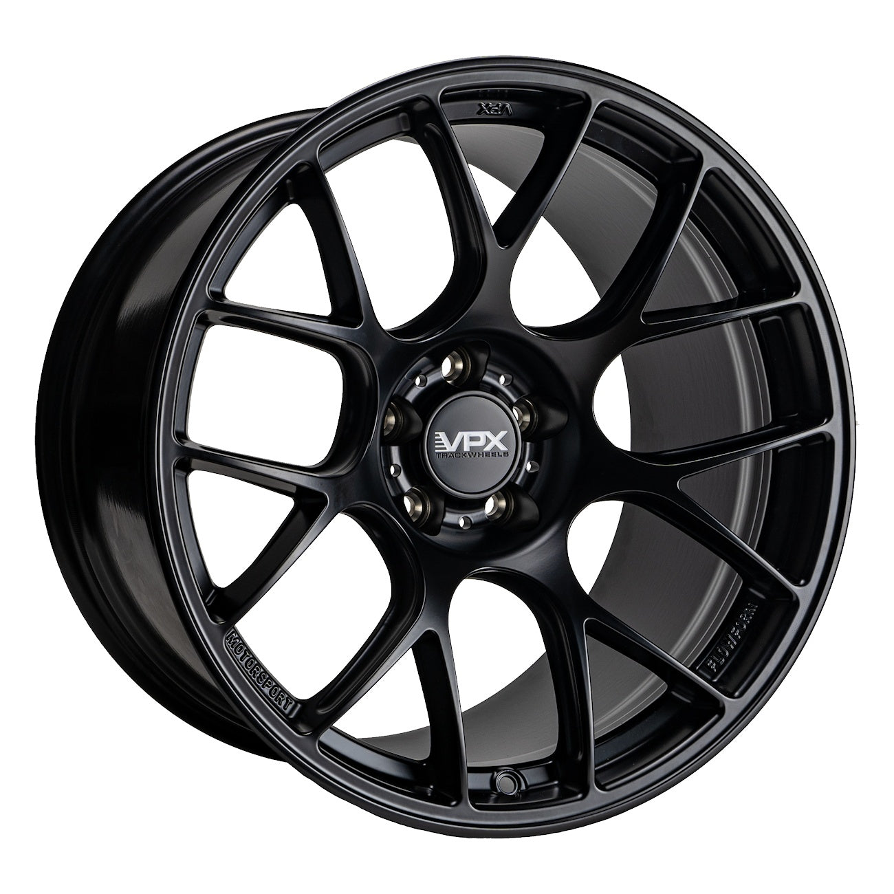 VPX Trackwheels TT.1 Schwarz Matt – Detailansicht