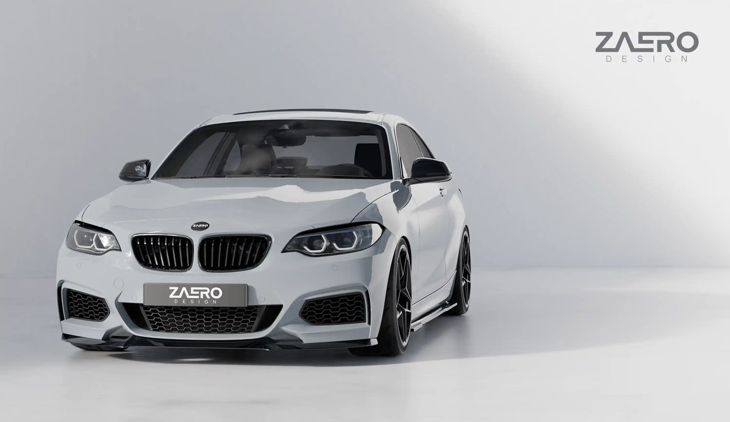 Zaero Design EVO-1 Seitenschweller-Erweiterungen für BMW 2er F22 Coupé (218i - M235 / M240)