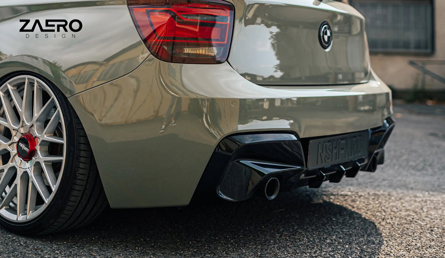 Zaero Design EVO-1 Diffusor für BMW 1er F20 | F21 - M135 (M‑Paket, Pre‑LCI)