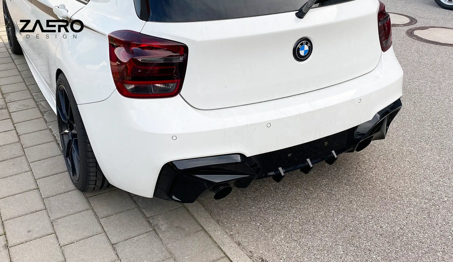 Zaero Design EVO-1 Diffusor für BMW 1er F20 | F21 - M135 (M‑Paket, Pre‑LCI)
