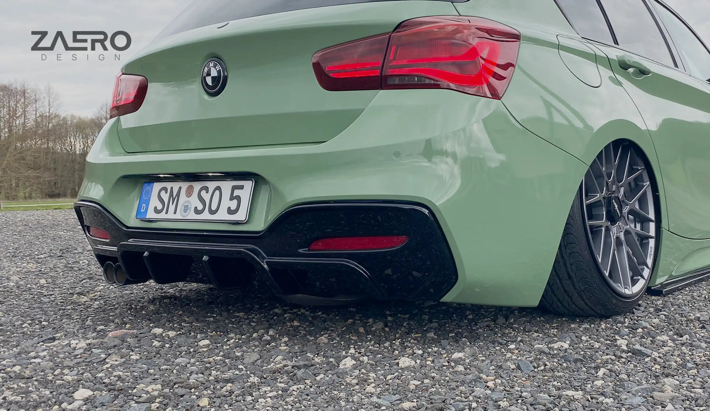 Zaero Design EVO-1 Diffusor für BMW 1er F20 | F21 - 116 / 118 / 120 / 125 (M‑Paket | LCI)