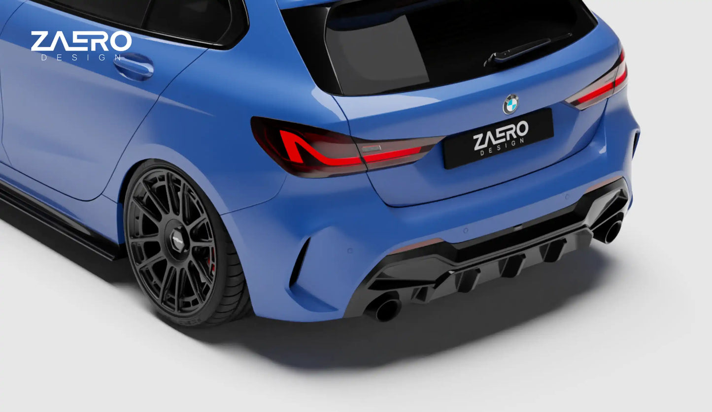 Zaero Design EVO-1 Diffusor für BMW 1er F40 - 118d | 120i/120d | 125 | 128ti | M135i