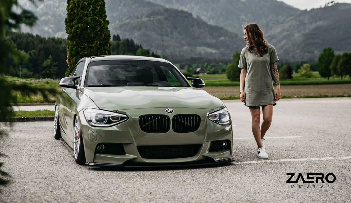 Zaero Design EVO-1 Frontlippe für BMW 1er F20 | F21 - 116 - 118 - 120 - 125 - M135i (M‑Paket, PRE‑LCI)