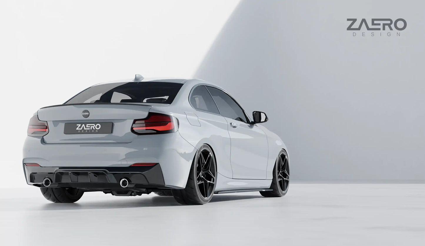 Zaero Design EVO-1 Diffusor für BMW 2er F22/F23 – M235i & M240i