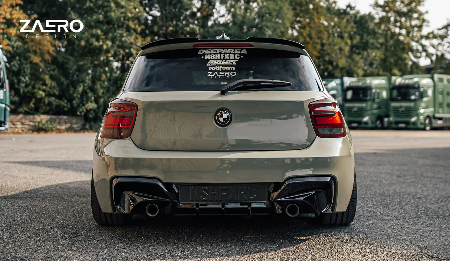 Zaero Design EVO-1 Diffusor für BMW 1er F20 | F21 - M135 (M‑Paket, Pre‑LCI)