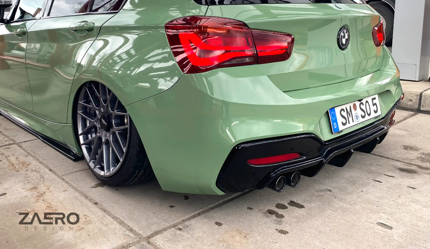 Zaero Design EVO-1 Diffusor für BMW 1er F20 | F21 - 116 / 118 / 120 / 125 (M‑Paket | LCI)