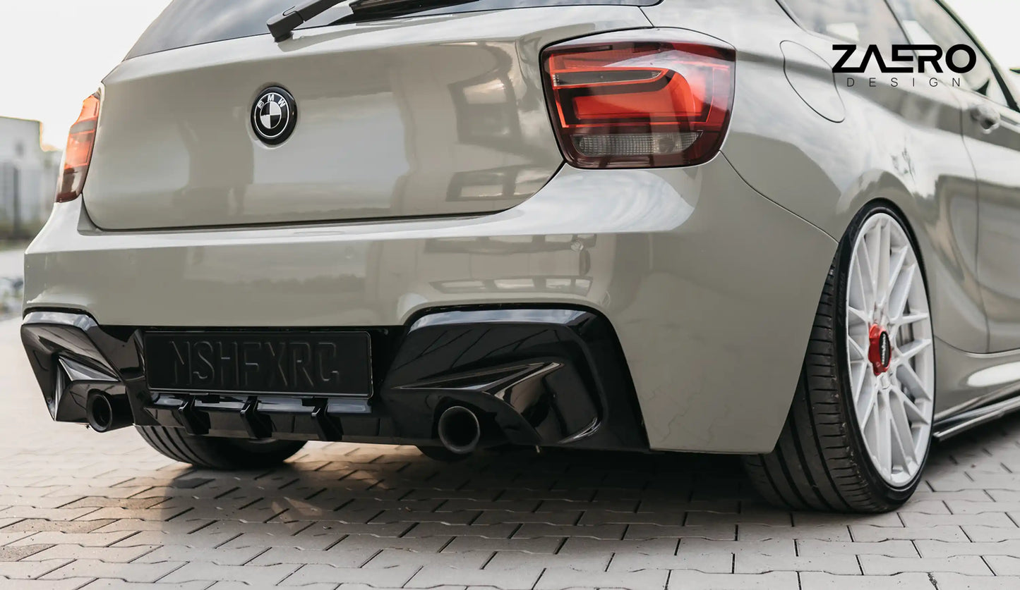 Zaero Design EVO-1 Diffusor für BMW 1er F20 | F21 - M135 (M‑Paket, Pre‑LCI)