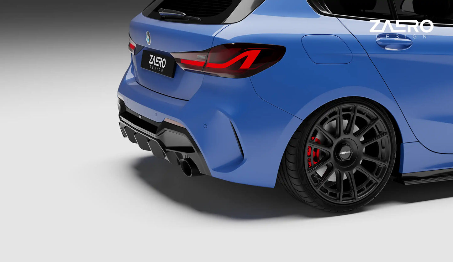 Zaero Design EVO-1 Diffusor für BMW 1er F40 - 118d | 120i/120d | 125 | 128ti | M135i