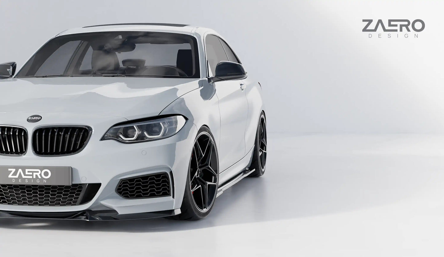 Zaero Design EVO-1 Seitenschweller-Erweiterungen für BMW 2er F22 Coupé (218i - M235 / M240)