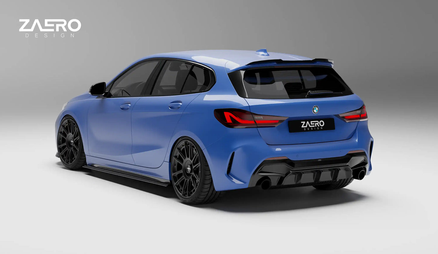Zaero Design EVO-1 Diffusor für BMW 1er F40 - 118d | 120i/120d | 125 | 128ti | M135i
