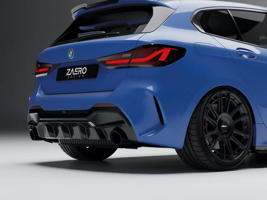 Zaero Design EVO-1 Diffusor für BMW 1er F40 - 118d | 120i/120d | 125 | 128ti | M135i