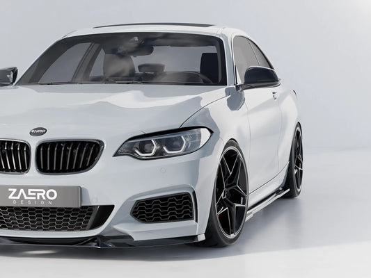 Zaero Design EVO-1 Seitenschweller-Erweiterungen für BMW 2er F22 Coupé (218i - M235 / M240)