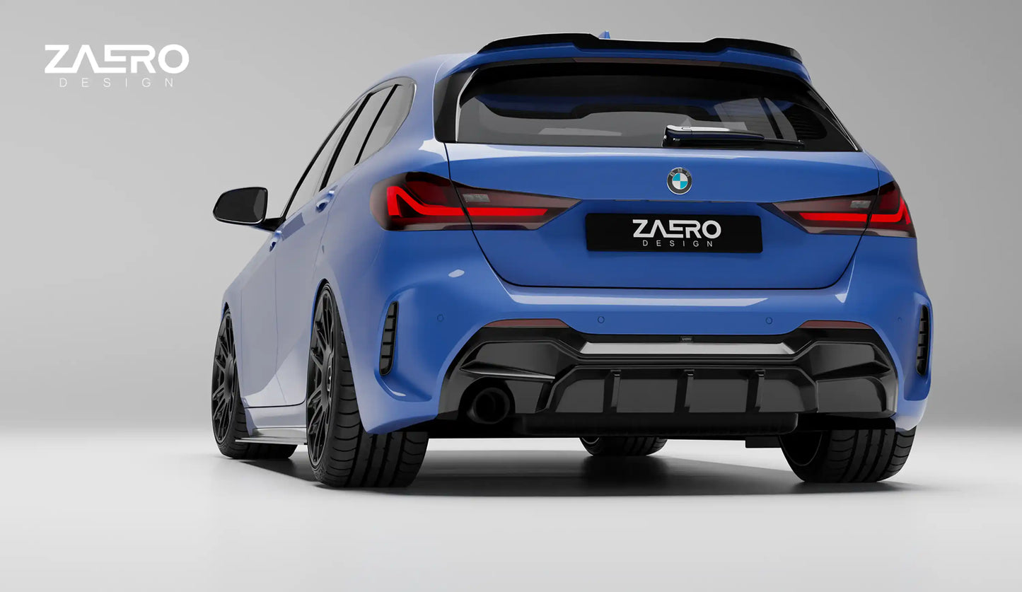 Zaero Design EVO-1 Diffusor für BMW 1er F40 - 116 | 118 (Einzelauspuff)