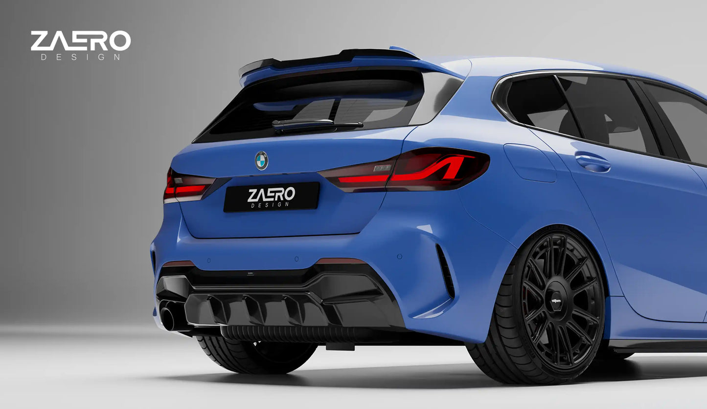 Zaero Design EVO-1 Diffusor für BMW 1er F40 - 116 | 118 (Einzelauspuff)