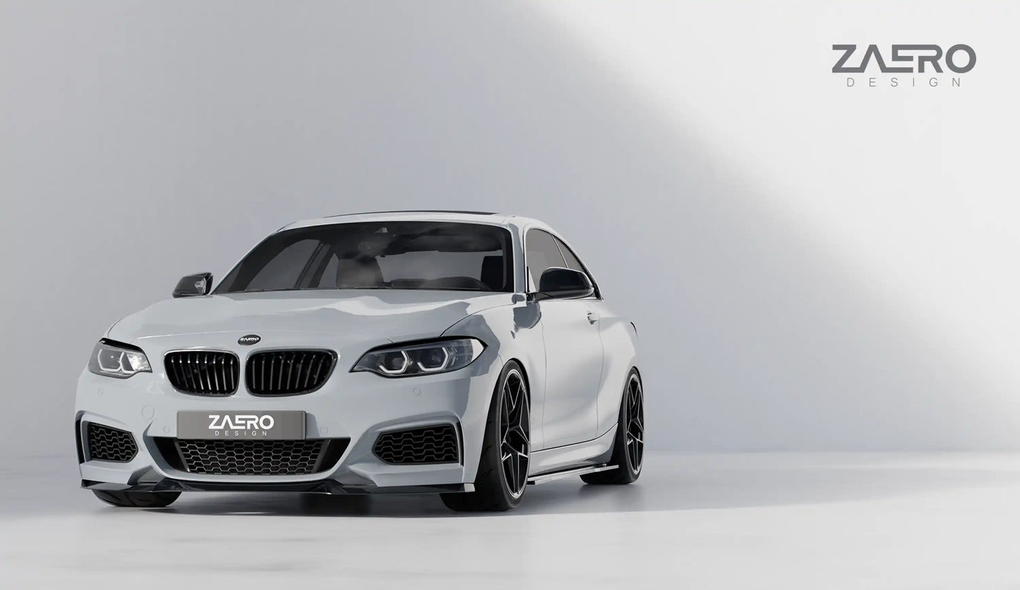 Zaero Design EVO-1 Seitenschweller-Erweiterungen für BMW 2er F22 Coupé (218i - M235 / M240)