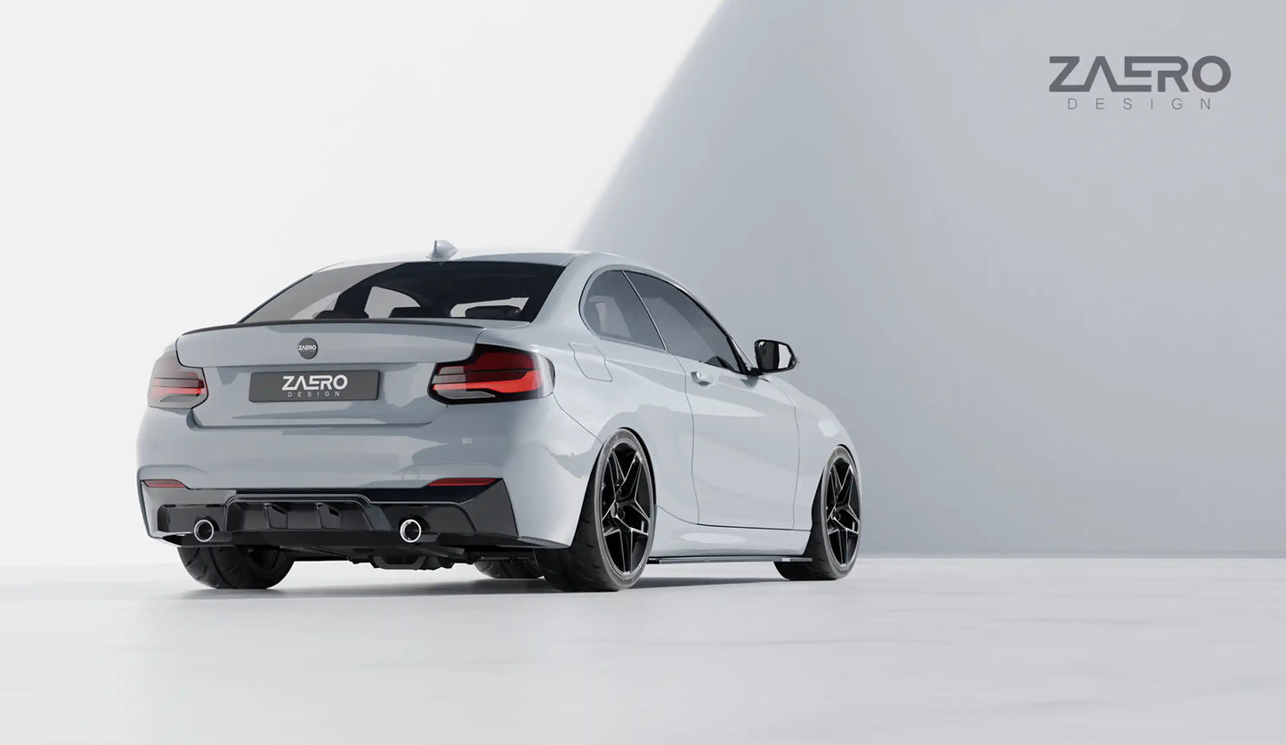 Zaero Design EVO-1 Diffusor für BMW 2er F22/F23 – M235i & M240i