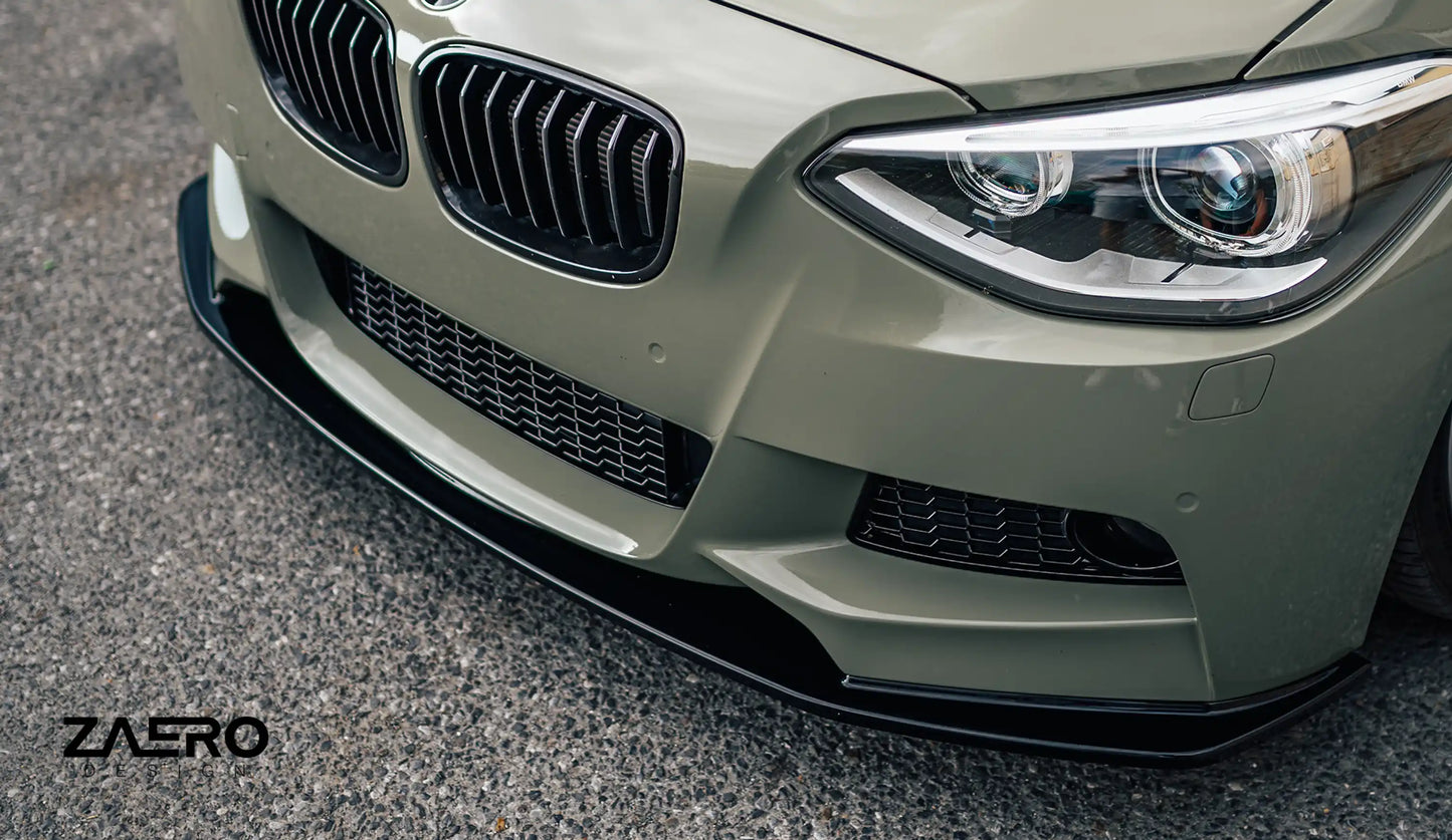 Zaero Design EVO-1 Frontlippe für BMW 1er F20 | F21 - 116 - 118 - 120 - 125 - M135i (M‑Paket, PRE‑LCI)