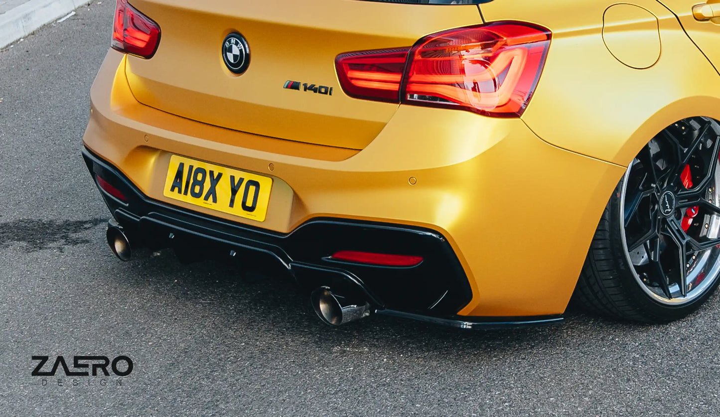 Zaero Design EVO-1 Diffusor-Splitter für BMW 1er F20/F21 - M135 & M140 (LCI Facelift)