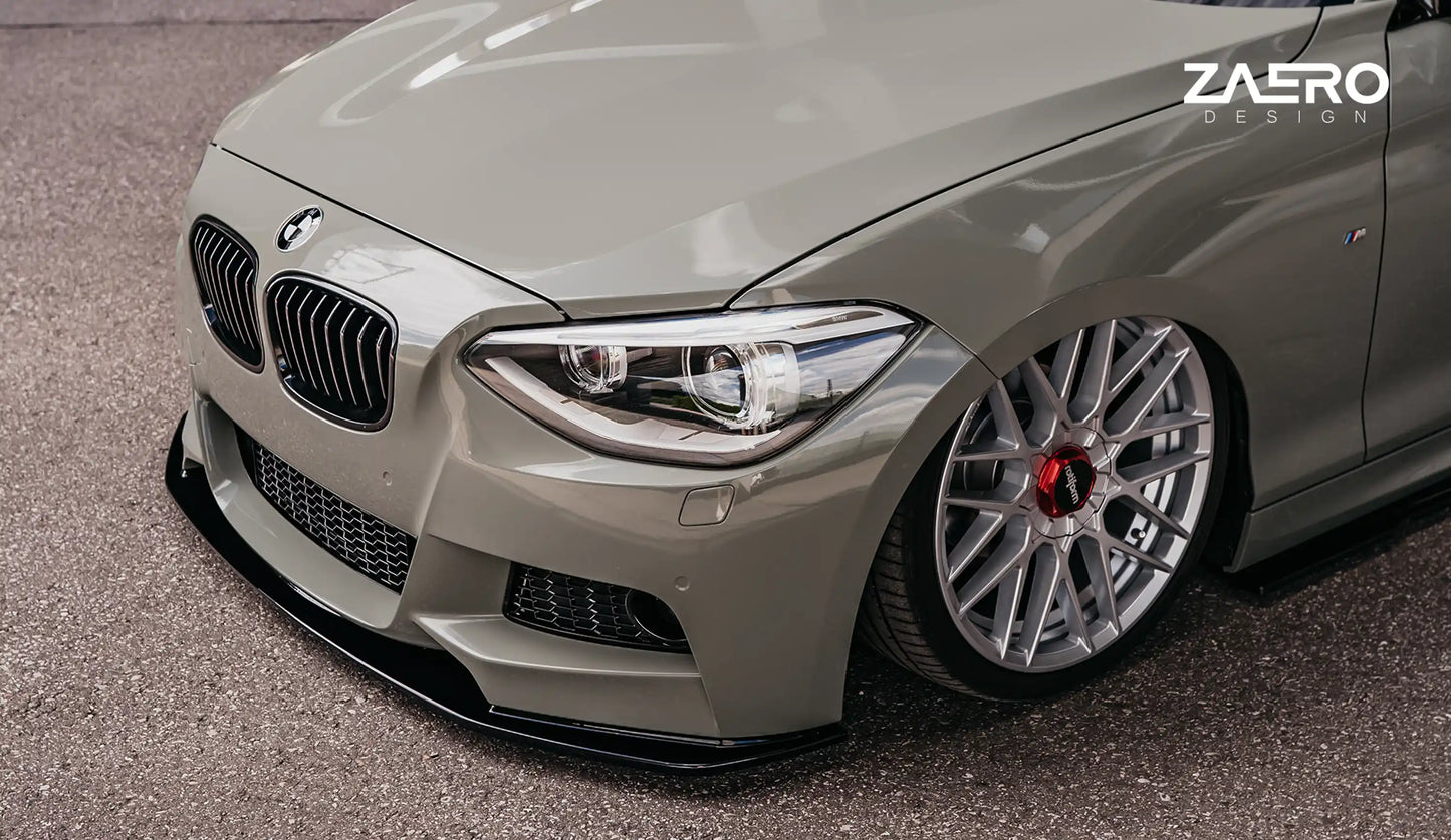 Zaero Design EVO-1 Frontlippe für BMW 1er F20 | F21 - 116 - 118 - 120 - 125 - M135i (M‑Paket, PRE‑LCI)