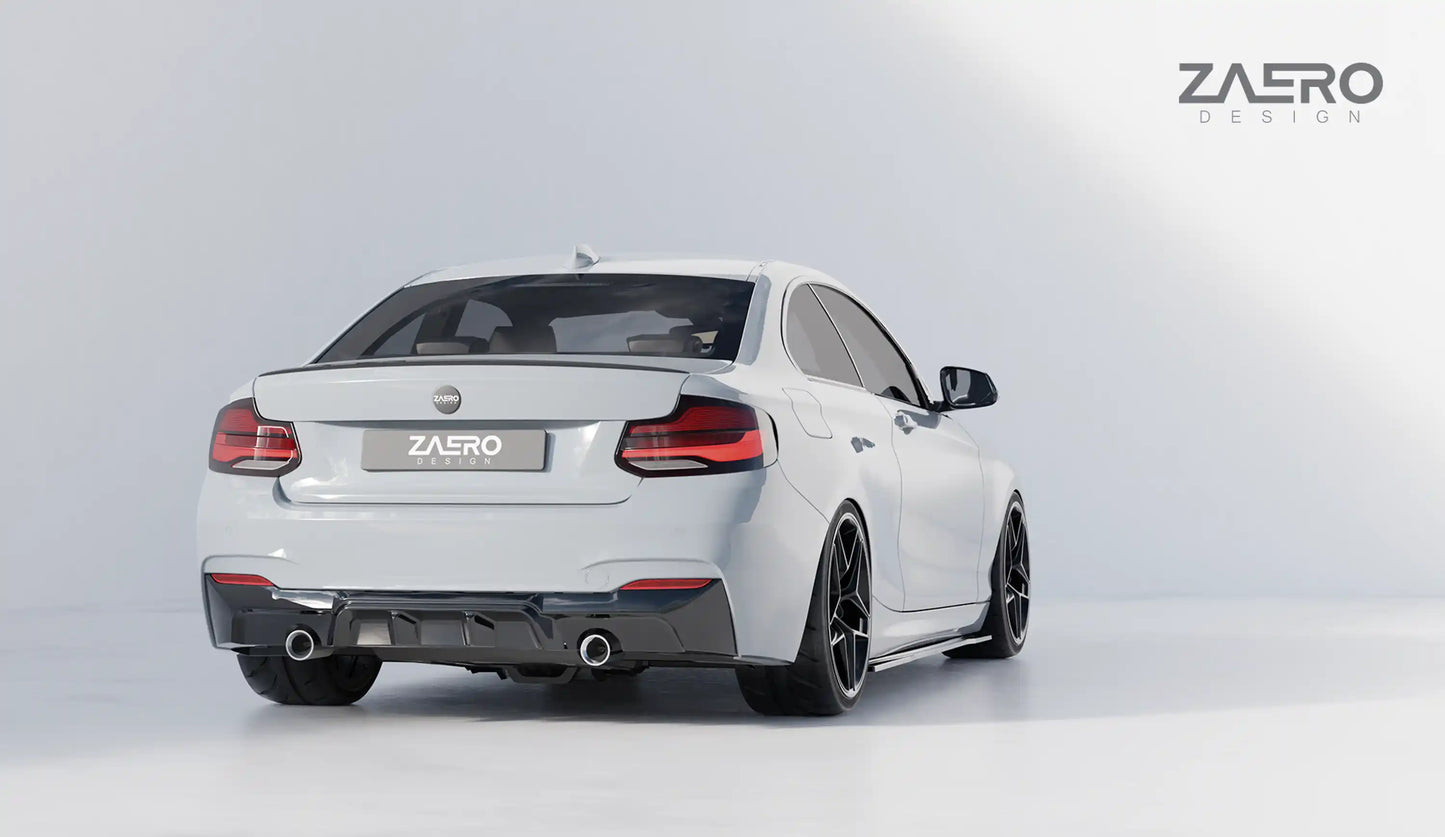 Zaero Design EVO-1 Diffusor für BMW 2er F22/F23 – M235i & M240i