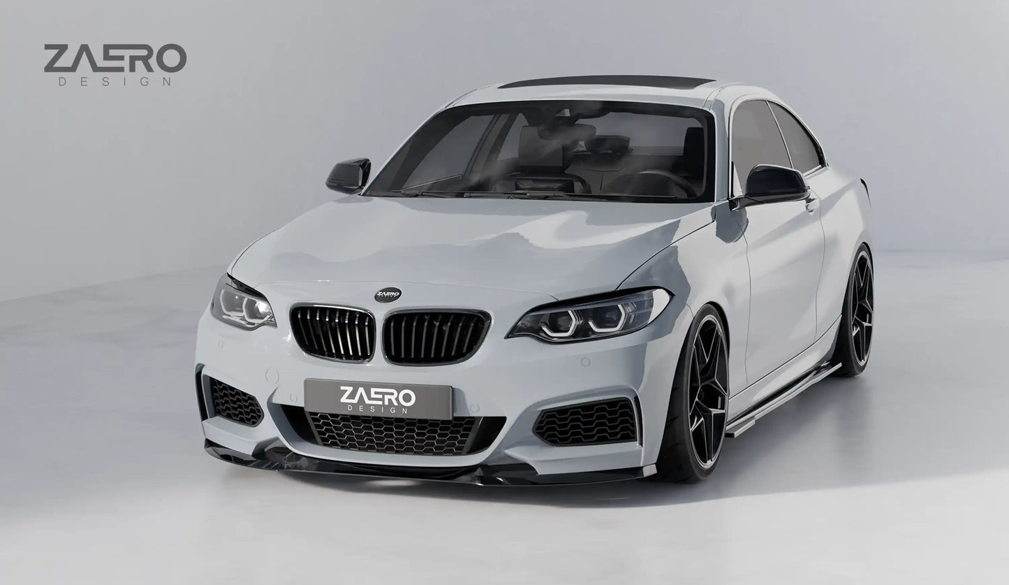 Zaero Design EVO-1 Seitenschweller-Erweiterungen für BMW 2er F22 Coupé (218i - M235 / M240)