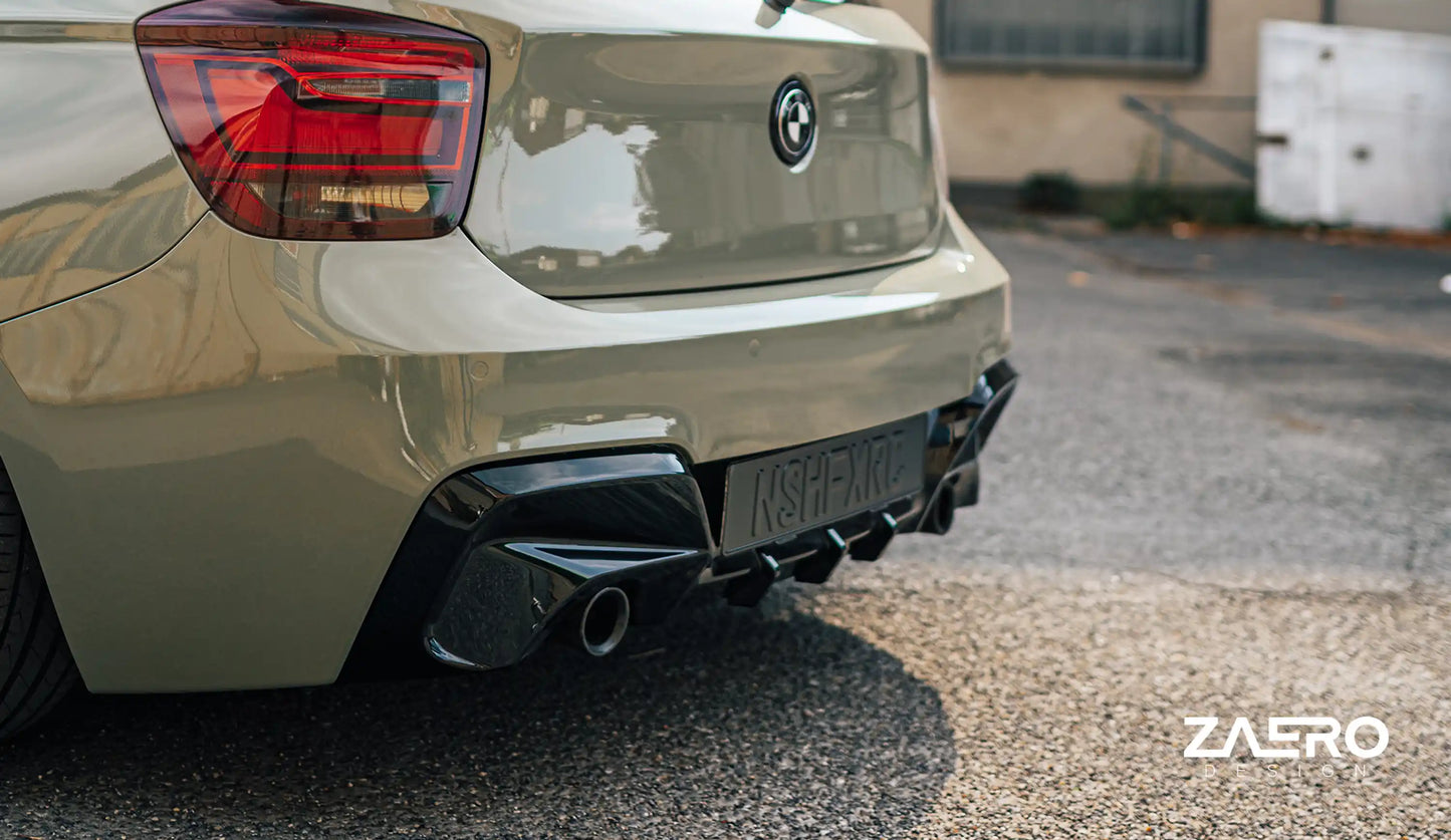 Zaero Design EVO-1 Diffusor für BMW 1er F20 | F21 - M135 (M‑Paket, Pre‑LCI)