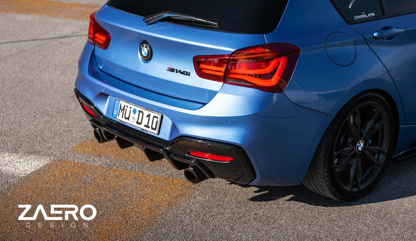 Zaero Design EVO-1 Diffusor für BMW 1er F20/F21 - M135 & M140 (M‑Paket | LCI)