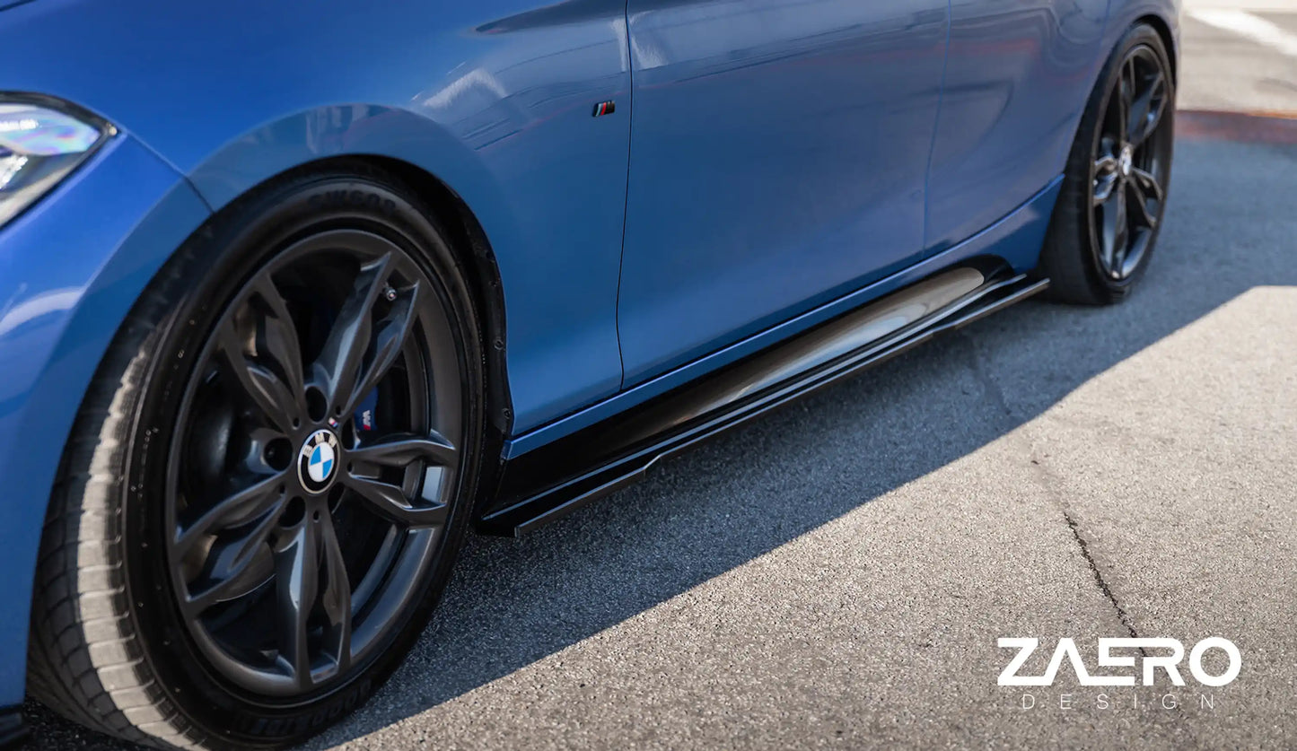 Zaero Design EVO-1 Seitenschweller-Erweiterungen für BMW 1er F20 | F21 (M‑Paket)