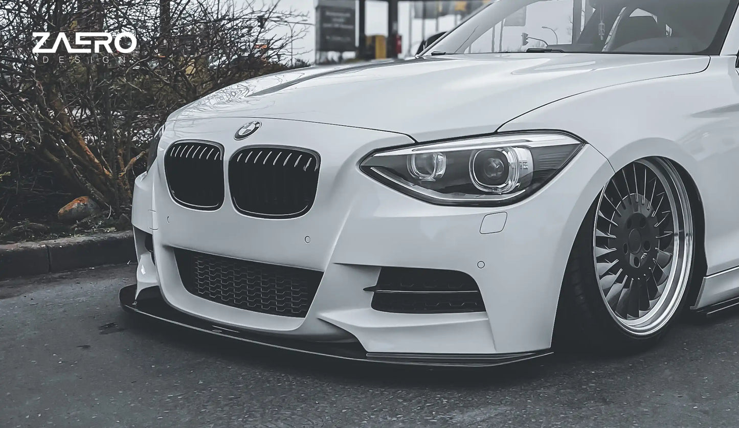 Zaero Design EVO-1 Frontlippe für BMW 1er F20 | F21 - 116 - 118 - 120 - 125 - M135i (M‑Paket, PRE‑LCI)