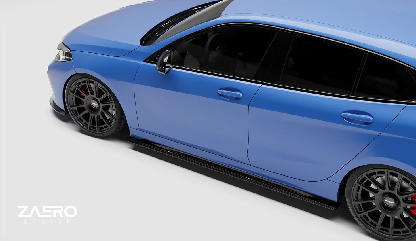 Zaero Design EVO-1 Seitenschweller-Erweiterungen für BMW 1er F40 – 120 | 125 | 128ti | M135