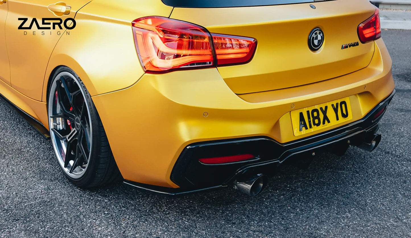 Zaero Design EVO-1 Diffusor-Splitter für BMW 1er F20/F21 - M135 & M140 (LCI Facelift)