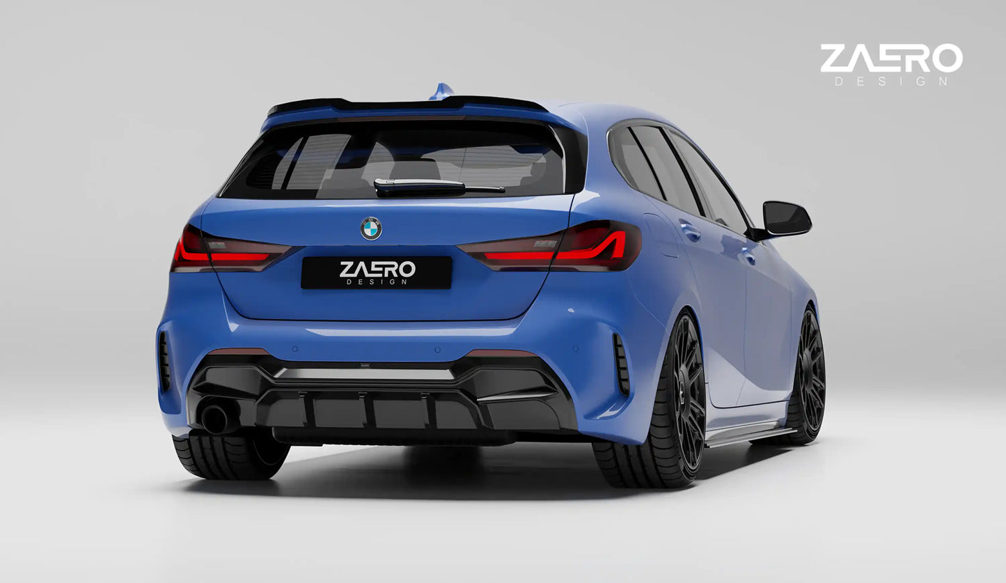 Zaero Design EVO-1 Diffusor für BMW 1er F40 - 116 | 118 (Einzelauspuff)