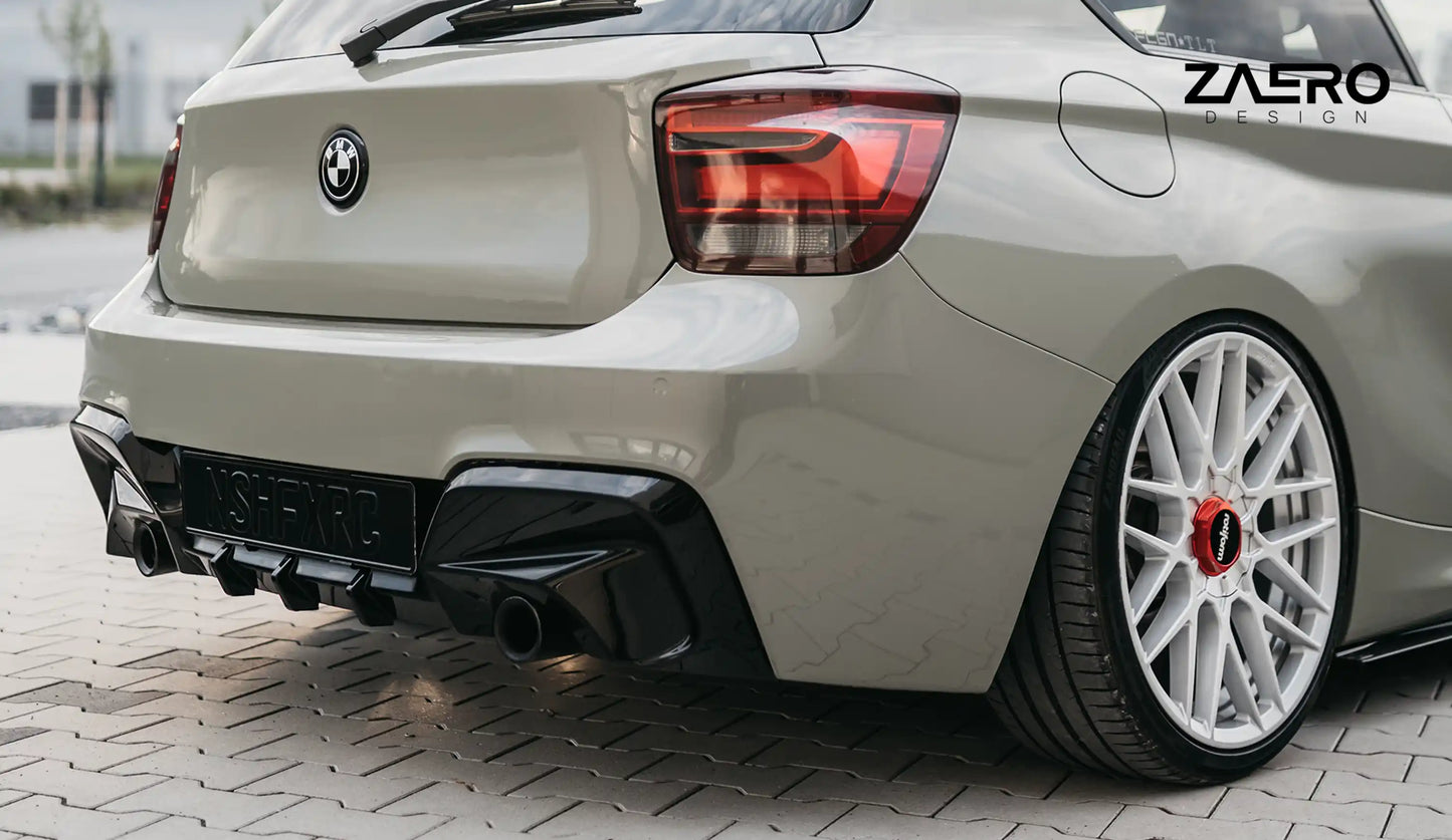 Zaero Design EVO-1 Diffusor für BMW 1er F20 | F21 - M135 (M‑Paket, Pre‑LCI)