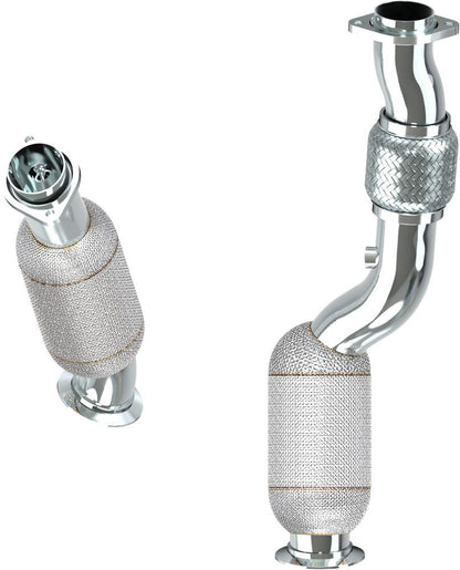 Capristo Downpipe-Set BMW M3/M4 G8X – 250-Zellen-Sportkats ECE