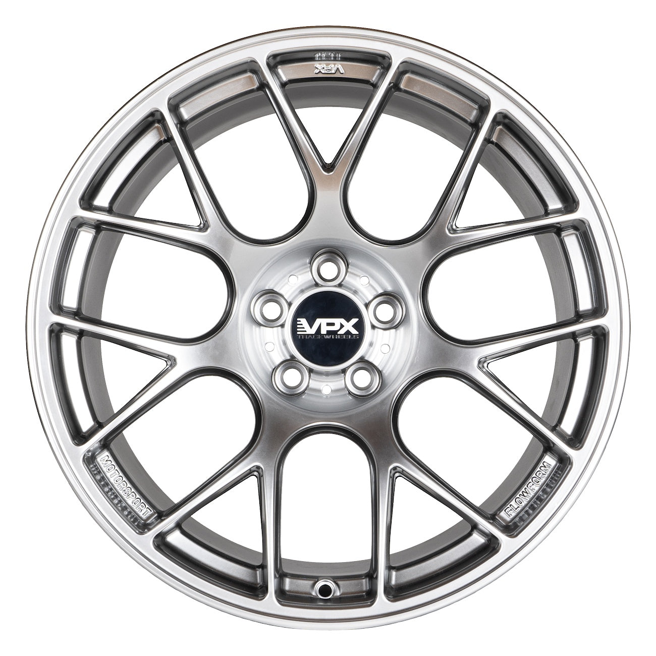 VPX Trackwheels TT.1 Liquid Silber – Detailansicht